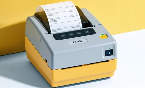 تست PAUSE لیبل پرینتر