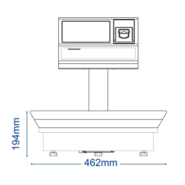 ترازو فروشگاهی mahak 17000 pro