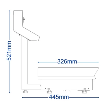 ترازو فروشگاهی محک مدل 17000 pro